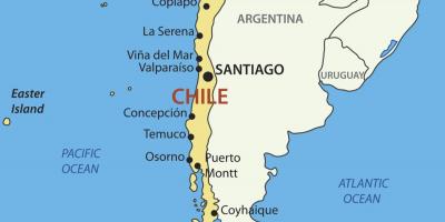 지도 칠레의 국가