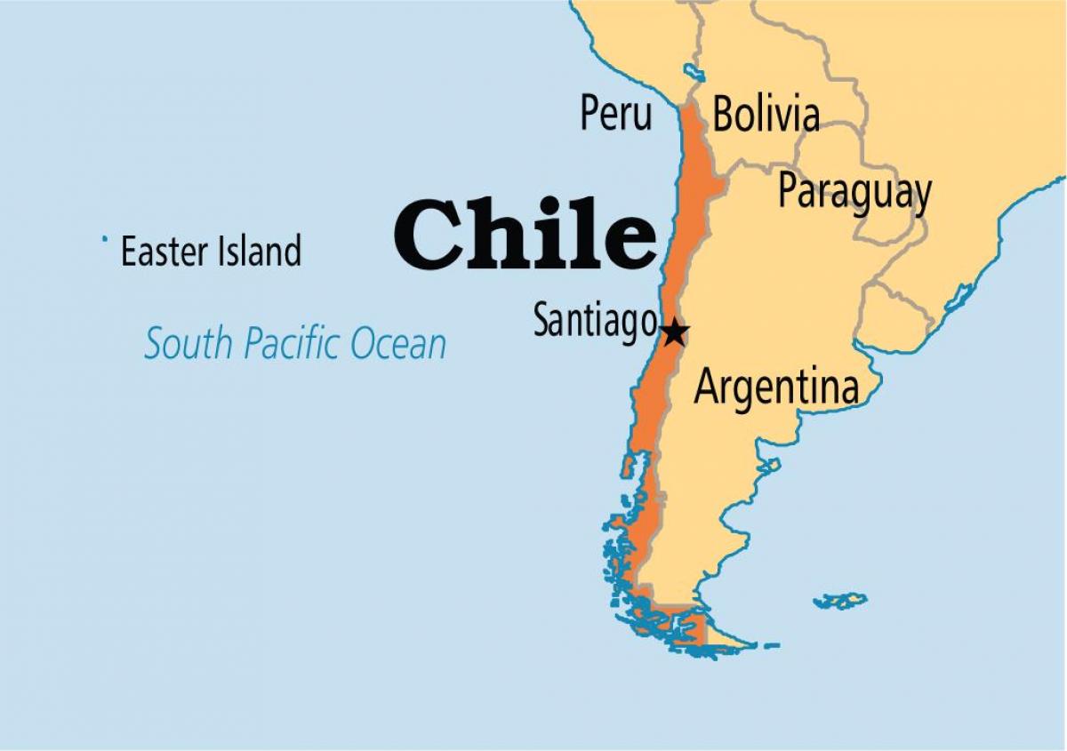 santiago de Chile 지도